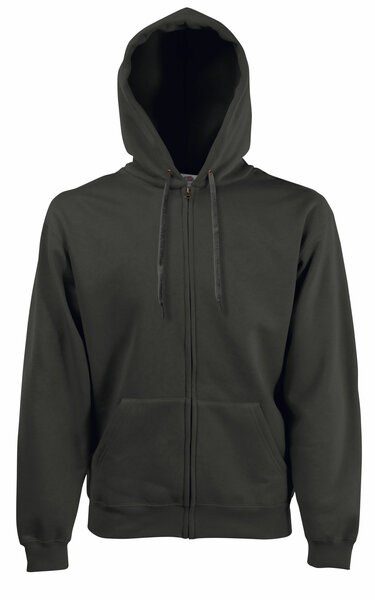 Fruit of the Loom 62-034-0 - Premium Cotton Blend Hooded Zip Sweatshirt