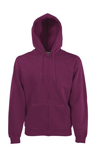 Fruit of the Loom 62-034-0 - Sudadera con Capucha y Cremallera