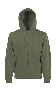 Fruit of the Loom 62-062-0 - Hooded Sweat Jacket Classic Olive