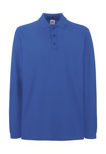 Fruit of the Loom 63-310-0 - Premium Long Sleeve Polo Royal blue
