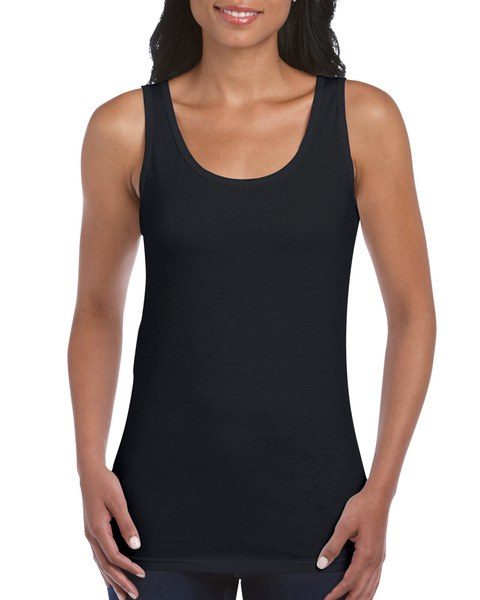 Gildan 64200L - Premium Softstyle® Cotton Tank Top with Wide Straps