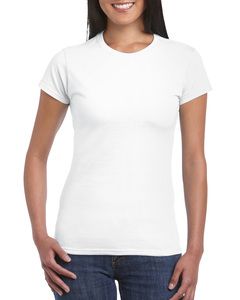 Gildan 64000L - Women's RingSpun Short Sleeve T-Shirt White