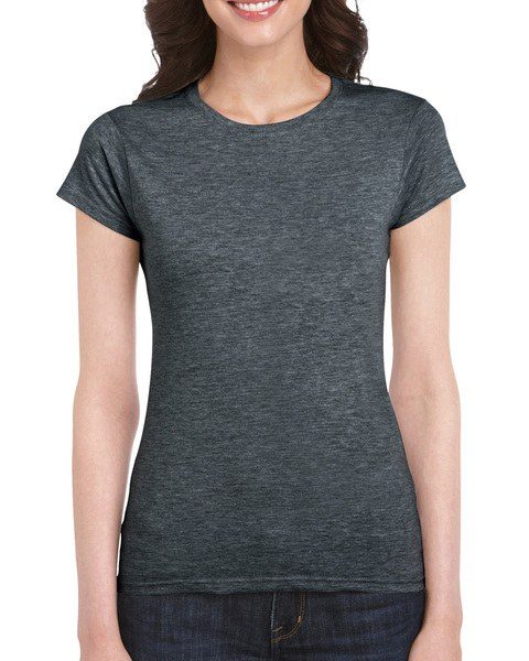 Gildan 64000L - Womens Premium RingSpun Cotton Short Sleeve Tee