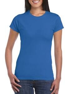 Gildan 64000L - Women's RingSpun Short Sleeve T-Shirt Royal blue