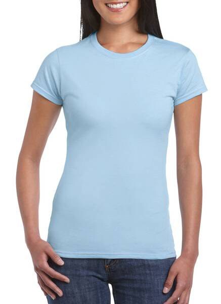 Gildan 64000L - Camiseta de manga corta RingSpun para mujer