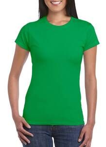 Gildan 64000L - Women's RingSpun Short Sleeve T-Shirt Irish Green