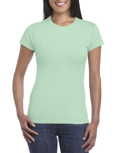 Gildan 64000L - Womens Premium RingSpun Cotton Short Sleeve Tee