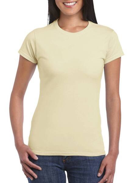 Gildan 64000L - Camiseta de manga corta RingSpun para mujer