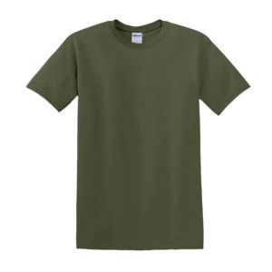 Gildan 5000 - Dekatyzowany T-shirt Militarna zieleń