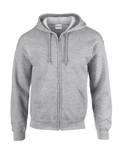 Gildan 18600 - Sudadera Heavyweight con Capucha y Cremallera Completa