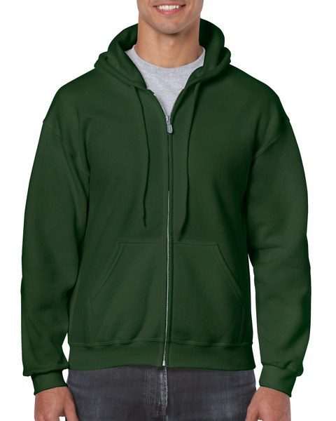 Gildan 18600 - Premium Heavyweight Full Zip Hooded Sweatshirt