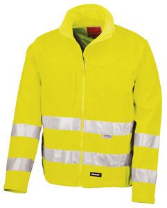 Result R117 - High-Viz Soft Shell Jacket Fluorescent Yellow