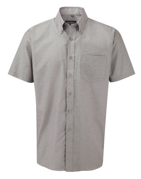 Russell Collection R-933M-0 - Camisa Clásica Oxford de Algodón y Poliéster