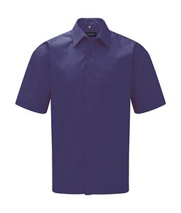 Russell Europe 935M - Short Sleeve Poplin Shirt