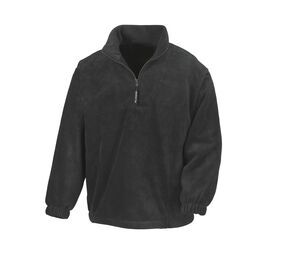 Result R33 - 1/4 zip fleece top Black