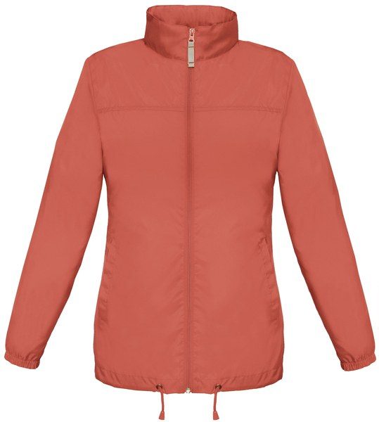 B&C Collection B601F - Feminine Fit Windbreaker Jacket with Concealed Hood