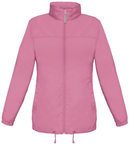 B&C Collection B601F - Feminine Fit Windbreaker Jacket with Concealed Hood