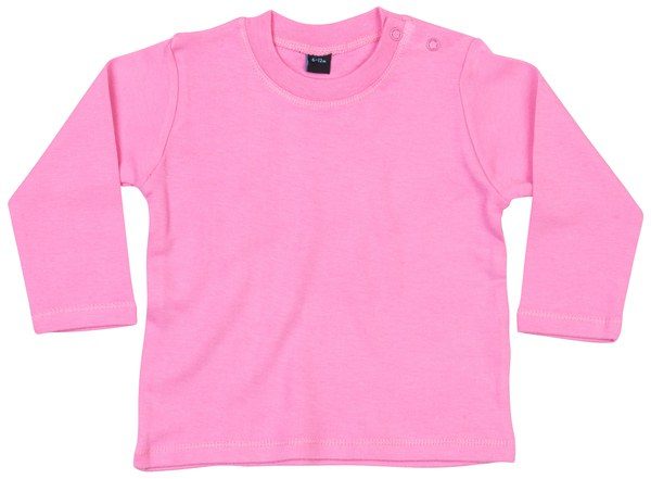 Babybugz BZ011 - Cozy Cotton Baby Long Sleeve Tee with Easy Poppers