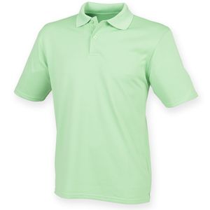 Henbury HB475 - Coolplus® polo shirt Lime Green