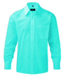 Russell Collection J934M - Long sleeve polycotton easycare poplin shirt