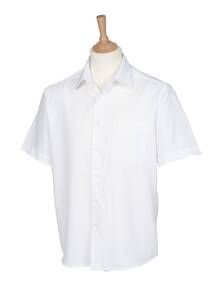 Henbury HB595 - Wicking antibacterial short sleeve shirt White