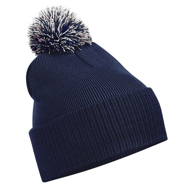 Beechfield BC450 - Gorro Invierno Estilo Doble con Pom Pom