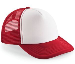 Beechfield BC645 - Vintage snapback trucker Classic Red / White