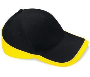 Beechfield BC171 - Teamwear competition cap Black / Yellow