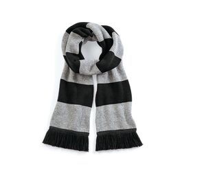 Beechfield BC479 - Varsity scarf Black / Heather Grey