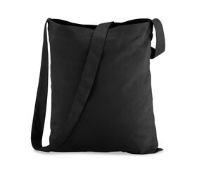 Westford mill WM107 - Shoulder Shopping Bag Black