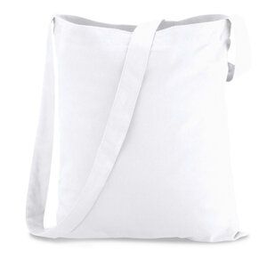 Westford mill WM107 - Shoulder Shopping Bag White