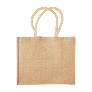Westford mill WM412 - Jute Mini Gift Bag Natural