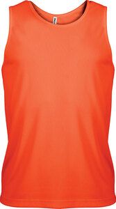 ProAct PA441 - Men's Sports Vest Fluorescent Orange