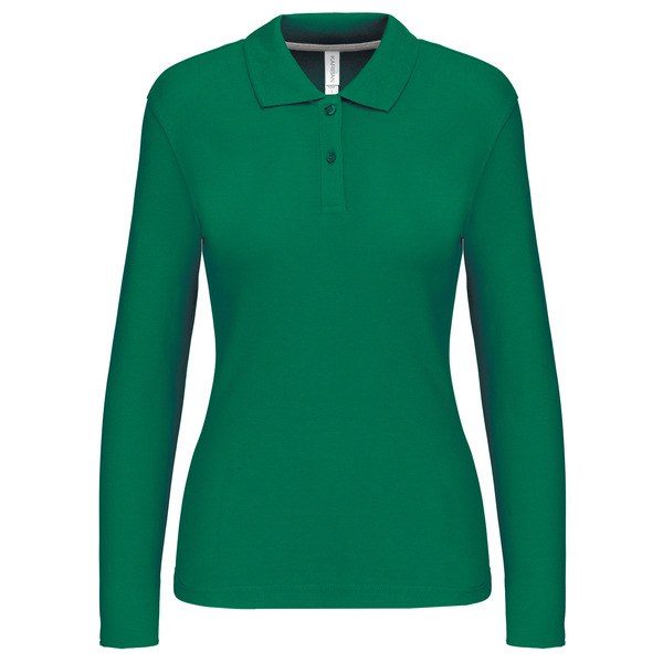 Kariban K244 - LADIES LONG SLEEVE PIQUE POLO SHIRT