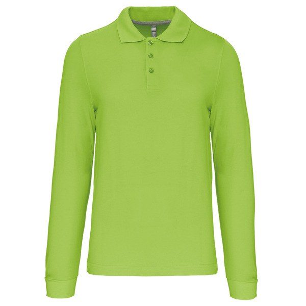 Kariban K243 - Polo de Manga Larga en Piqué de Algodón para Hombre