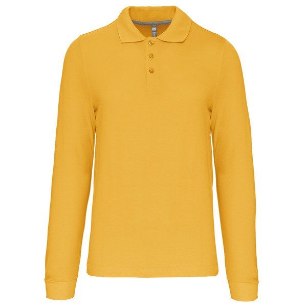 Kariban K243 - Polo de Manga Larga en Piqué de Algodón para Hombre