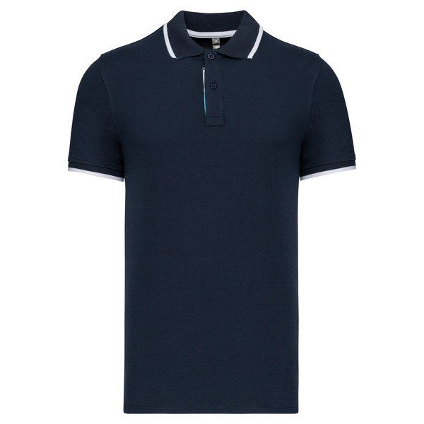 Kariban K245 - Polo de Algodón con Detalles en Contraste para Hombre