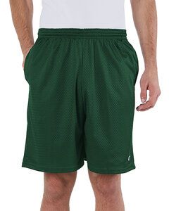 Champion S162 - Long Mesh Shorts with Pockets Athletic Dark Green