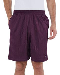 Champion S162 - Long Mesh Shorts with Pockets Maroon