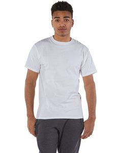 Champion T425 - T-shirt à manches courtes sans étiquette Blanc