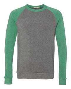 Alternative 32022 - The Champ Unisex Colorblocked Eco-Fleece Crewneck Sweatshirt