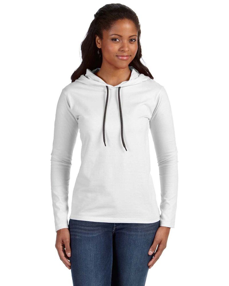 ladies hooded t shirt