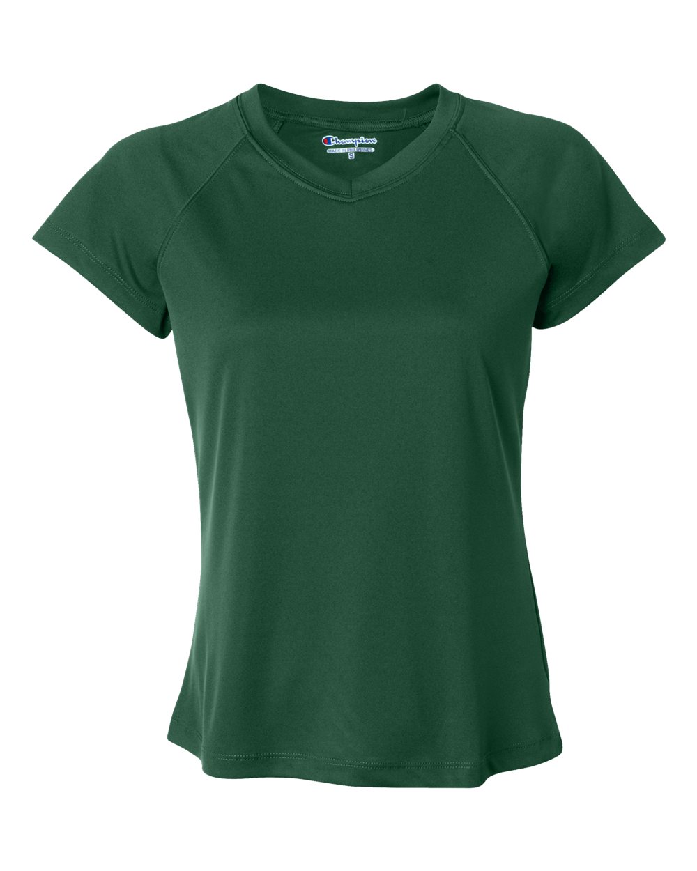 dark green v neck t shirt