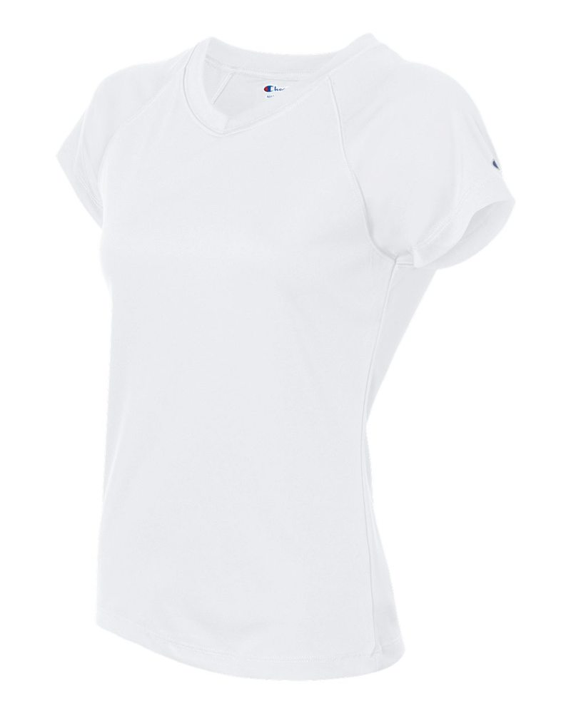 Champion CW23 - Ladies' Double Dry® V-Neck Performance T-Shirt