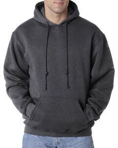 Bayside 960 - USA-Made Hooded Sweatshirt Carbón de leña Heather