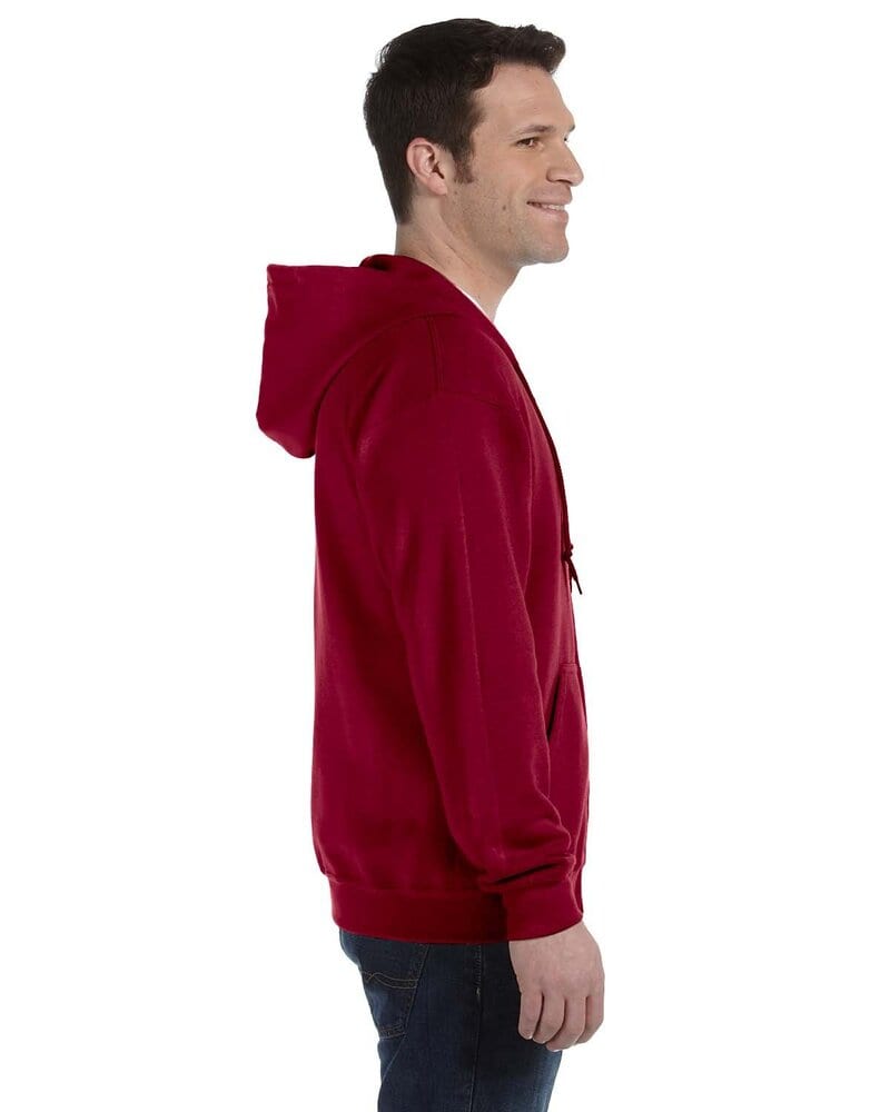 Gildan sweatshirt with zipper for men black