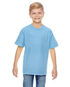 Hanes 498Y - Youth Nano-T® T-Shirt Azul Cielo