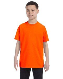 JERZEES 29BR - Heavyweight Blend™ 50/50 Youth T-Shirt Safety Orange