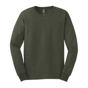 Gildan 2400 - Ultra Cotton™ Long Sleeve T-Shirt Military Green
