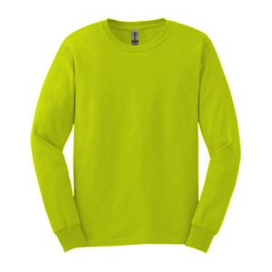 Gildan 2400 - Ultra Cotton™ Long Sleeve T-Shirt Safety Green